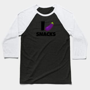 Snacks Baseball T-Shirt